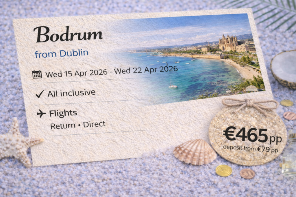 All Inclusive Bodrum holiday from Dublin – luxury resort with pools and sea views, 7 nights, direct flights, from €465 per person