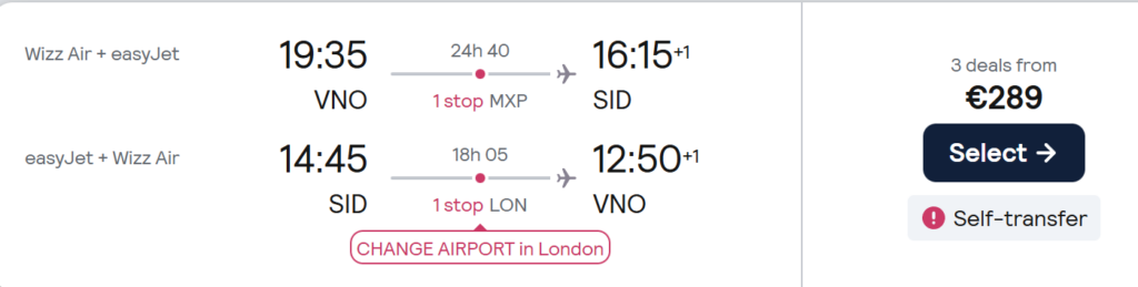 Pigūs skrydžiai iš Vilniaus į Sal salą, Cape Verde, nuo €290 vienam asmeniui. Kelionės datos: 2026 m. balandžio 20–29 d. Puikus pasirinkimas saulėtoms pavasario atostogoms – balti paplūdimiai, šiltas Atlanto vandenynas ir ramus poilsis Afrikos saloje.
