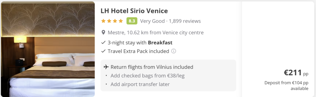 Pigi kelionė į Veneciją iš Vilniaus – tiesioginiai Ryanair skrydžiai balandžio 11–14 d.