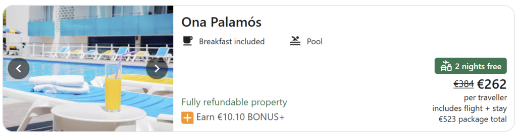 Hotel Portbo Girona with breakfast included and pool – 7 night stay with flights from Dublin €294 per traveller