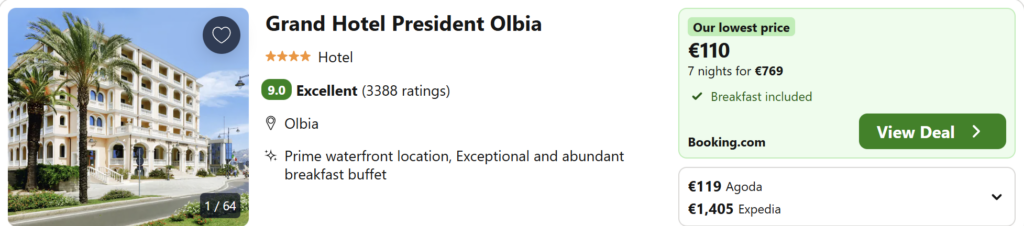 Cheap flights from Dublin to Alghero Sardinia €128 return May 2026 Mediterranean beach travel deal