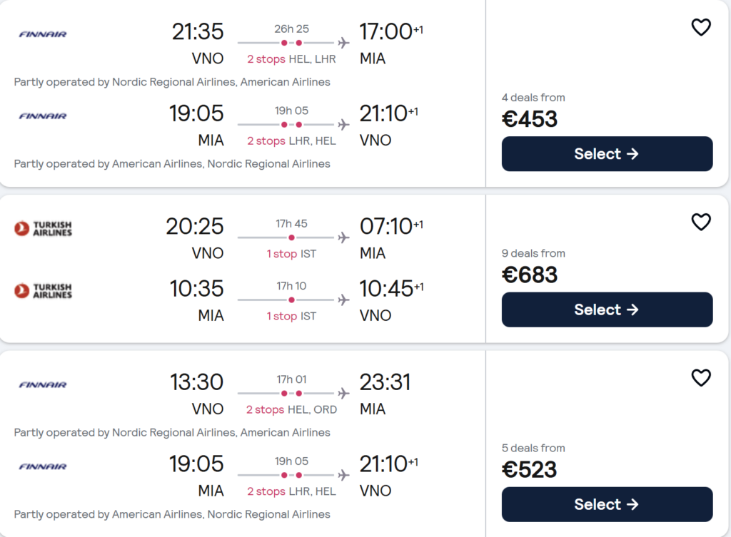 Saulėtas Majamis Floridoje – paplūdimiai, palmės ir miesto panorama su skrydžių pasiūlymu nuo 452 €