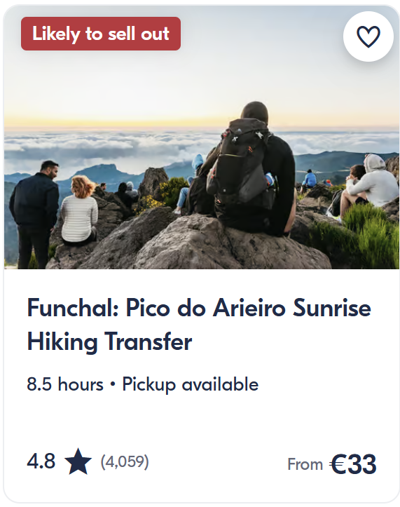 Top tours and activities in Madeira including hiking tours, canyoning adventures and scenic excursions from Funchal with GetYourGuide