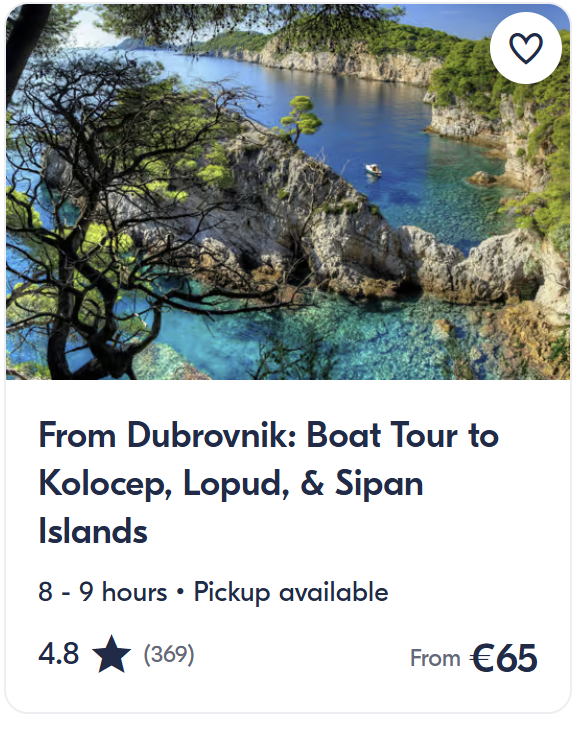 Top GetYourGuide tours from Dubrovnik Croatia including Montenegro day trips, boat cruises, island hopping and Adriatic coast excursions