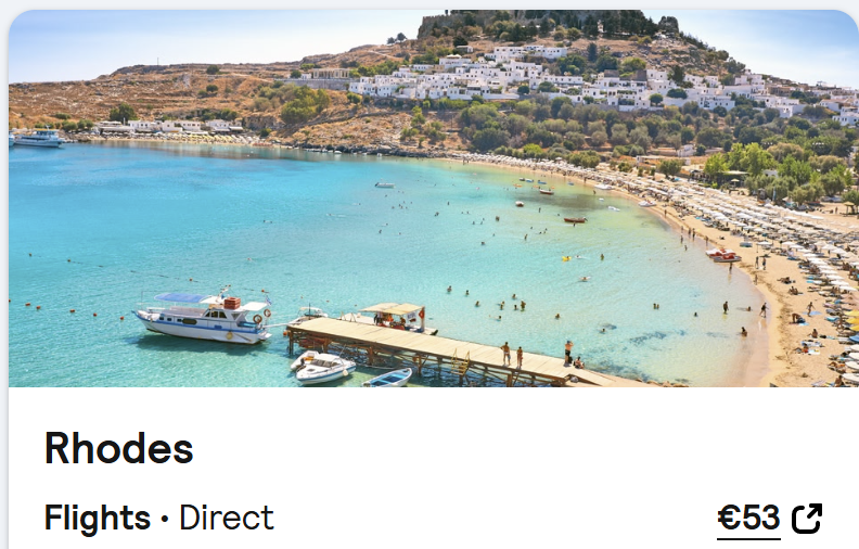 Cheap direct flights from Dublin to Greece – Santorini, Chania, Rhodes and Zakynthos travel deals