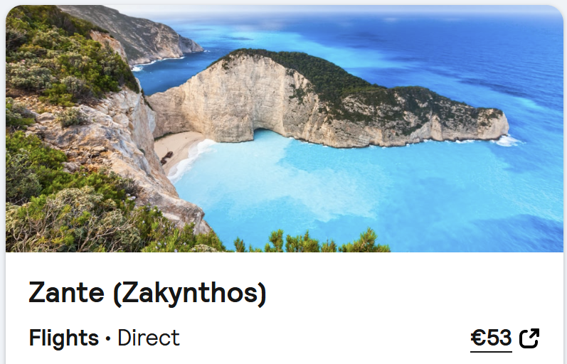 Cheap direct flights from Dublin to Greece – Santorini, Chania, Rhodes and Zakynthos travel deals