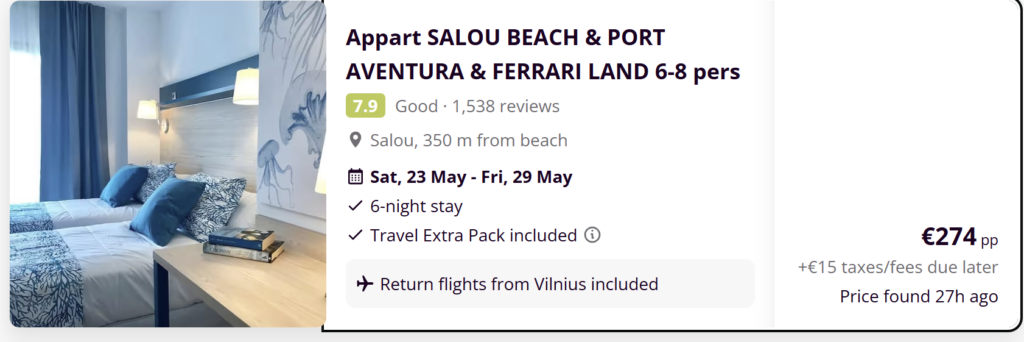 Last minute kelionių pasiūlymai iš Vilniaus su pigiais skrydžiais ir viešbučiais į populiarias atostogų kryptis Europoje.