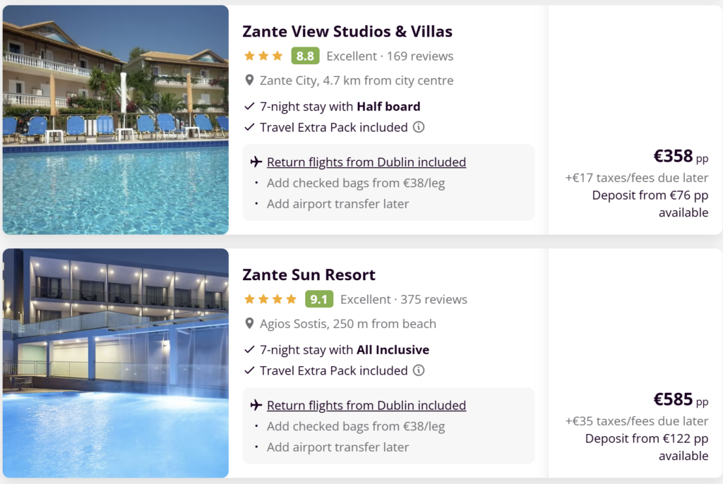 5 star hotel Zakynthos pool resort all inclusive