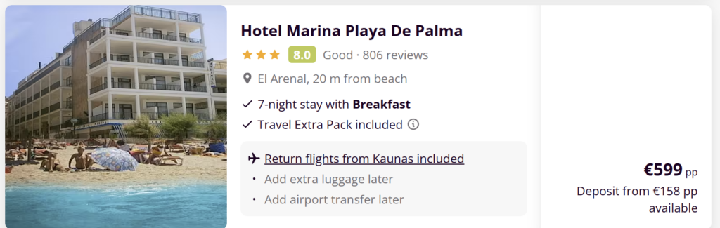 Last minute kelionių pasiūlymai iš Kauno su pigiais skrydžiais ir viešbučiais į populiarias atostogų kryptis Europoje.