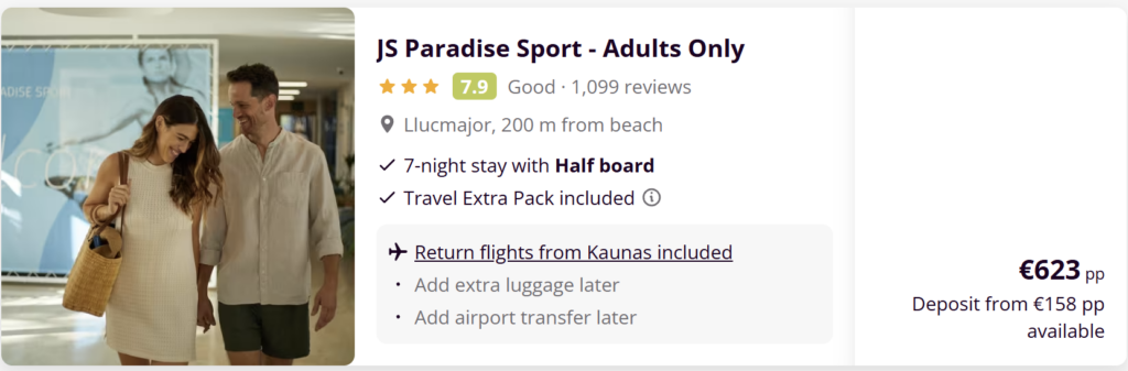 Last minute kelionių pasiūlymai iš Kauno su pigiais skrydžiais ir viešbučiais į populiarias atostogų kryptis Europoje.