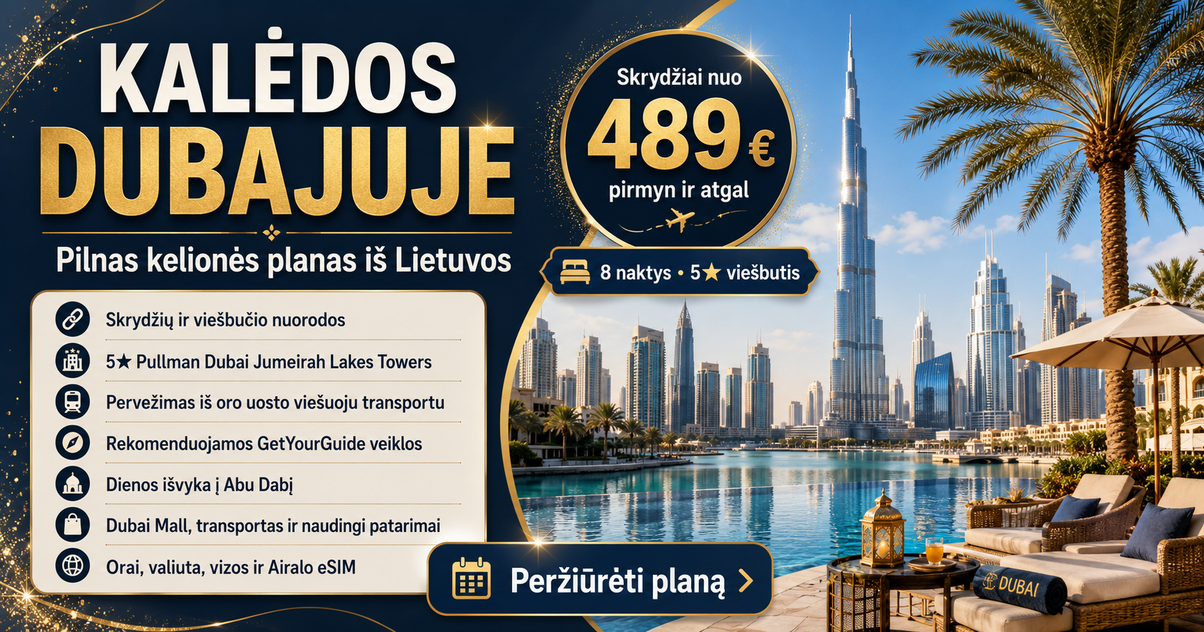 Kalėdos Dubajuje 2026