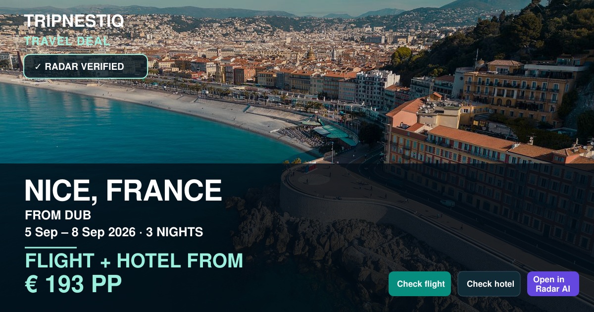Nice deal from Dublin