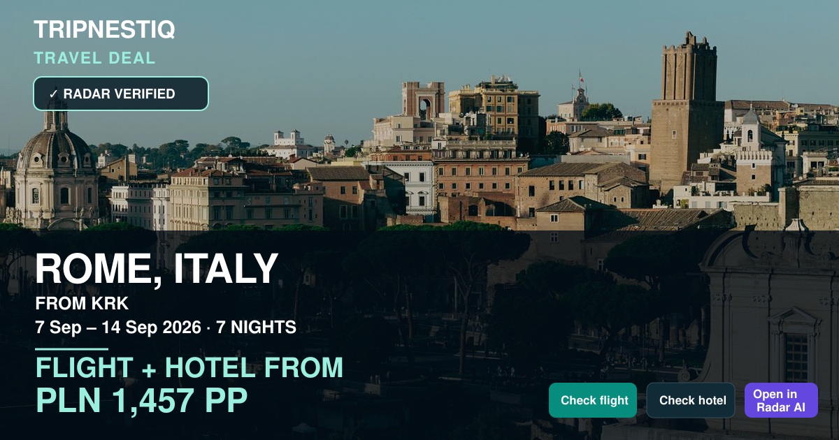 Rome deal from Kraków