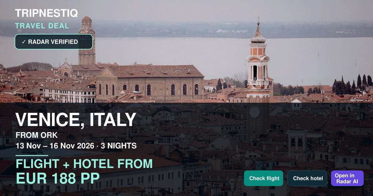 Venice deal from Cork
