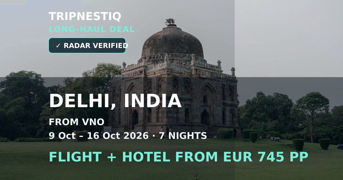 Delhi deal from Vilnius