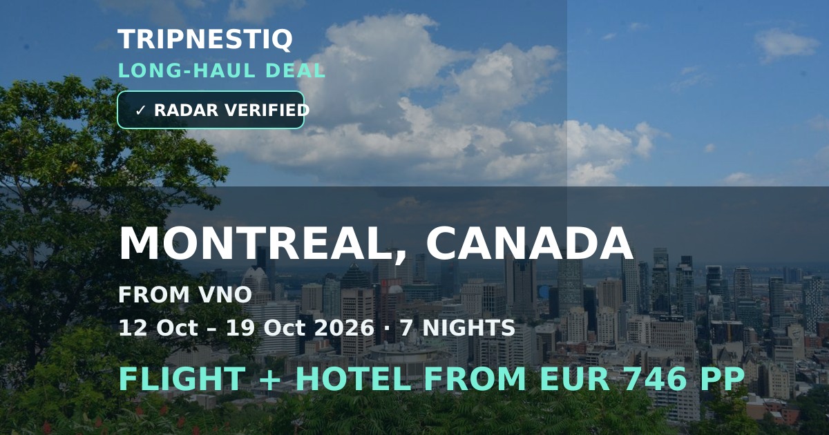 Montreal deal from Vilnius