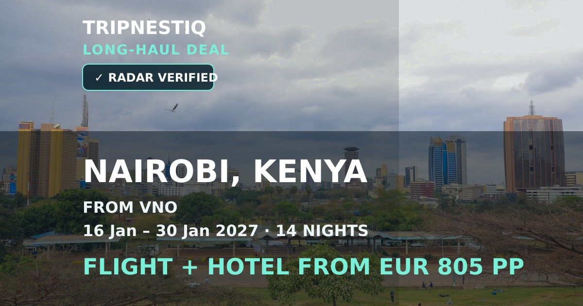 Nairobi deal from Vilnius