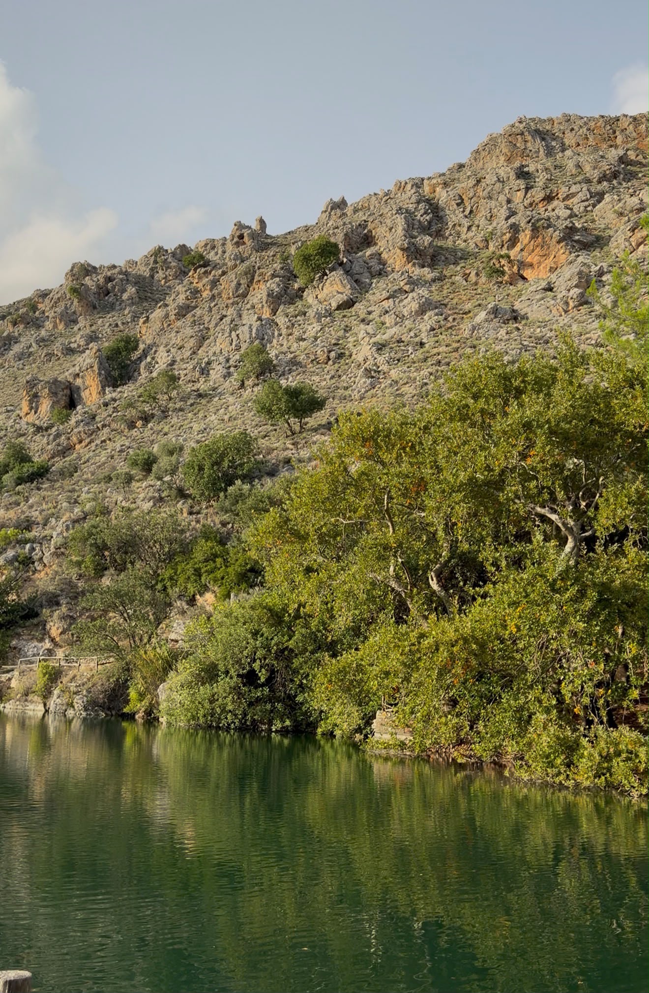 Our walk around Zaros Lake in Crete